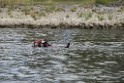 Uebung BF Taucher und Presse Koeln Zoobruecke Rhein P090